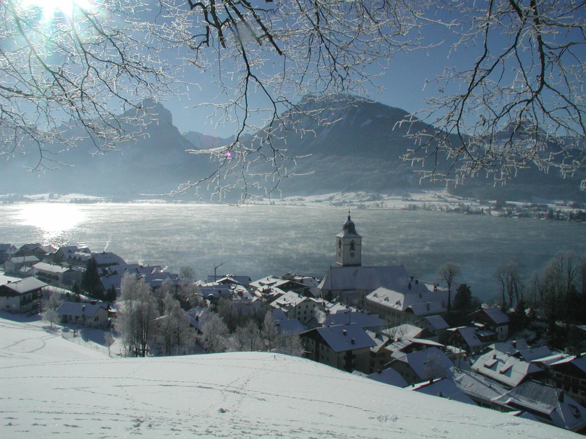 Aberseeblick Pension Ellmauer Saint Wolfgang Esterno foto