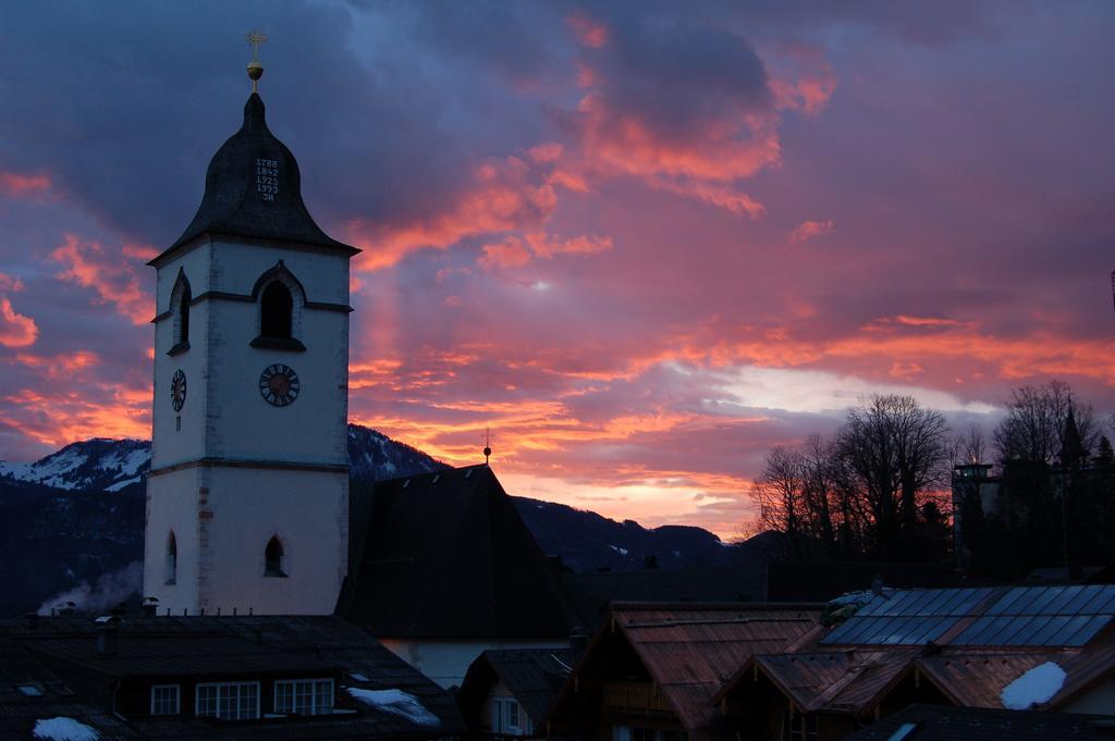 Aberseeblick Pension Ellmauer Saint Wolfgang Esterno foto
